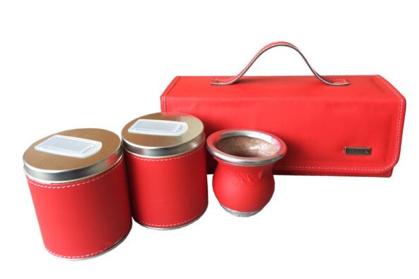 Set de Mate personal rojo