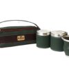 Set de Mate neceser compacto simil carpincho verde